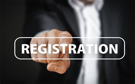 Registrierung .